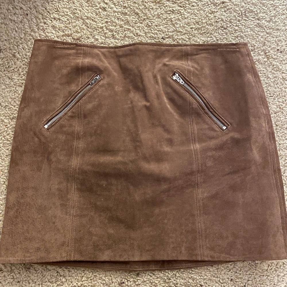 Nordstrom real suede skirt
